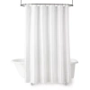 Maytex Mills Maytex 70" X 71" Fabric Shower Curtain Liner In White