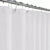 Maytex Mills Waterproof Herringbone Shower Curtain Liner In White