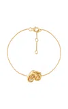 Mazarin 18k Recycled Yellow Gold Elephant Lucky Bracelet In Gold