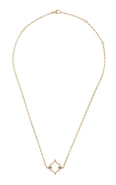 Mazarin Eboris 18k Yellow Gold Diamond Necklace