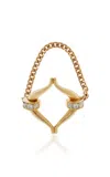 Mazarin Eboris Link 18k Yellow Gold Diamond Ring In Gold