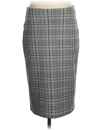 Pre-owned Maze Collection Formal Skirt In Gray