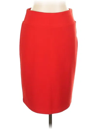 Pre-owned Maze Collection Formal Skirt In Red