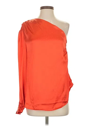 Pre-owned Mazik 3/4 Sleeve Blouse In Orange