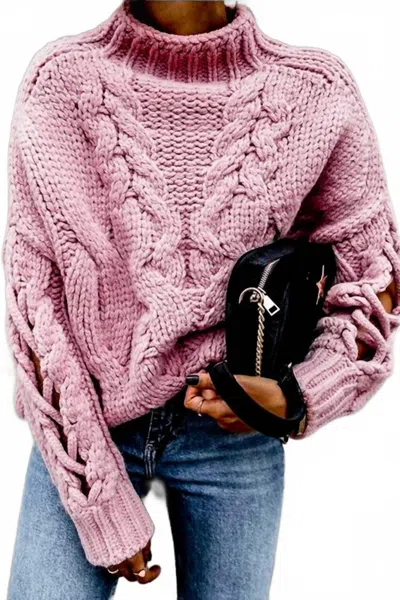 Mazik Let The Light In Sweater In Pink