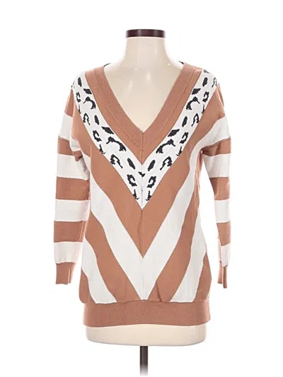 Pre-owned Mazik Pullover Sweater In Brown