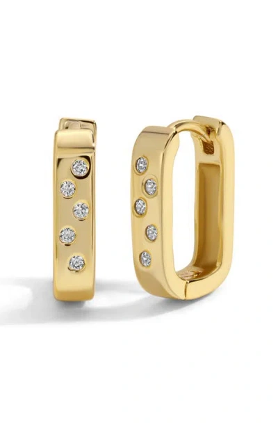 Mazin Jewels Anisha Hoops In Metallic
