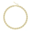 Mazin Jewels Chain Link Necklace In Gold