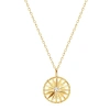Mazin Jewels Compass Necklace
