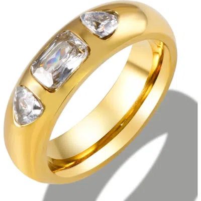Mazin Jewels Eye Of The Beholder Ring In Gold