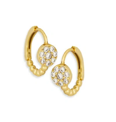 Mazin Jewels Gold Vermeil Hoops