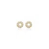 Mazin Jewels Hollow Studs