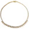 Mazin Jewels Iced Heart Necklace