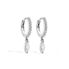 Mazin Jewels Marquise Huggies