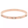 Mazin Jewels Pave Pyramid Bangle