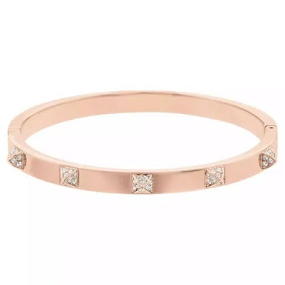 Mazin Jewels Pave Pyramid Bangle In Gold