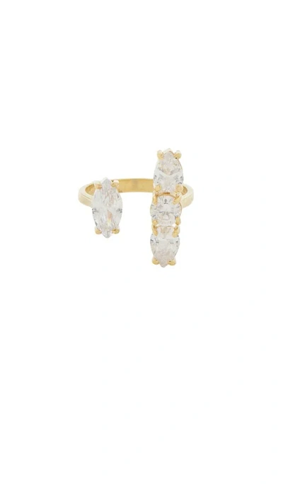 Mazin Jewels Seraphine Ring In Gold