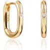Mazin Jewels Simple Lock Huggies
