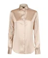 Mazzarelli Button-down Long-sleeved Shirt In Neutral