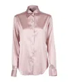 Mazzarelli Button-down Long-sleeved Shirt In Pink