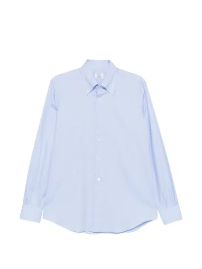 Mazzarelli Button-fastening Shirt In Blue