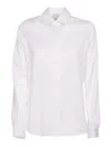 Mazzarelli Camicie Button-up Cotton And Silk Shirt In White