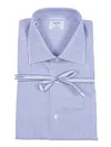 Mazzarelli Camicie Camicia In Cotone A Righe Blu E Bianca 修身版型 In Blu
