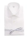 Mazzarelli Camicie Camicia In Cotone Bianco 修身版型 In White
