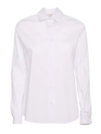 Mazzarelli Camicie Camicia In Cotone Mod。马里b In White