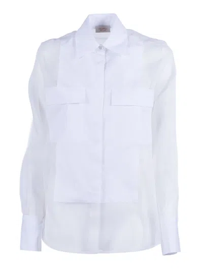 Mazzarelli Camicie Camicia Mod。约瑟芬 In White