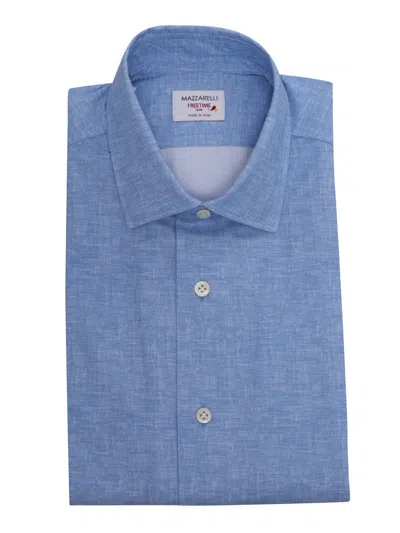 Mazzarelli Camicie Shirt In Blue
