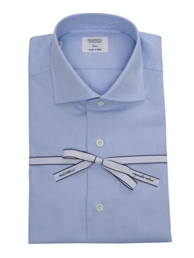 Mazzarelli Camicie Shirt In Blue