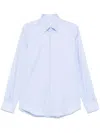 Mazzarelli Cotton Shirt In Blue