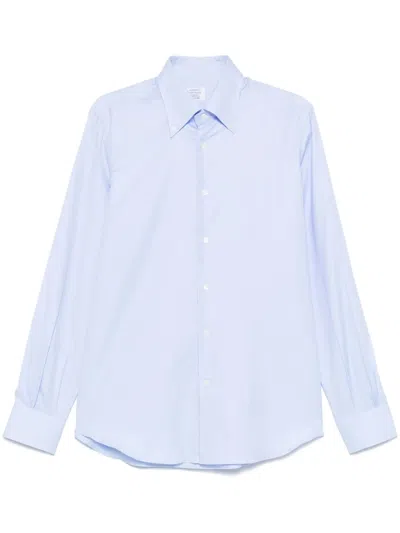 Mazzarelli Cotton Shirt In Blue