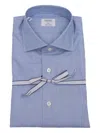 Mazzarelli Light Blue Shirt In Blue