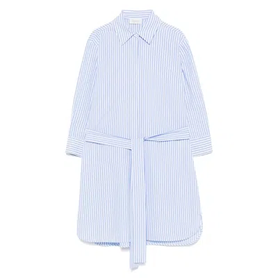 Mazzarelli Cotton Shirts In Blue