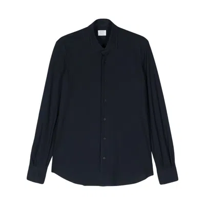 Mazzarelli Cotton Shirts In Blue