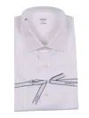 Mazzarelli Cotton Slim Fit Shirt In White