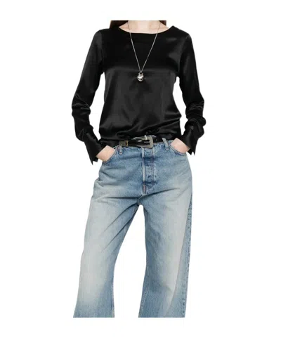 Mazzarelli Crew Neck T-shirt In Black