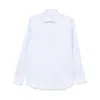 Mazzarelli Lapel Long Sleeve Shirt In White