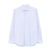 Mazzarelli Cotton Shirts In Blue
