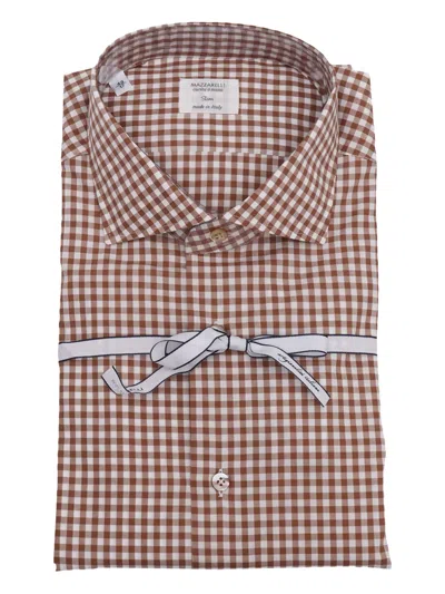 MAZZARELLI GINGHAM CHECK SHIRT