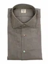Mazzarelli Green Cotton Shirt In Green