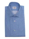Mazzarelli Light Blue Shirt In Light Blue