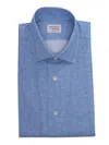 Mazzarelli Light Blue Shirt In Light Blue