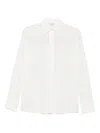 Mazzarelli Button-down Long-sleeved Shirt In White