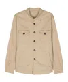 Mazzarelli Cotton Shirts In Neutral