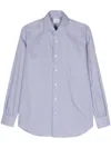 Mazzarelli Cotton Shirts In Blue
