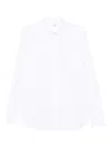 Mazzarelli Button-down Long-sleeved Shirt In White