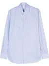 Mazzarelli Light Blue Shirt In Blue